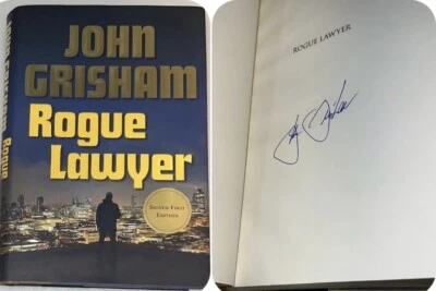 SIGNED John Grisham ROGUE LAWYER 1st Edition Excellent Condition Autographed - Image 1 of 4