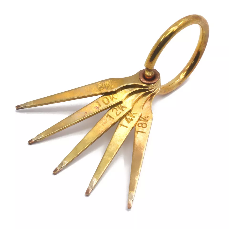 5 Gold Test Acid Needle Set 8K 10K 12K 14K 18K  Karat Scrap Jewelry Melting Gold - Image 1 of 1