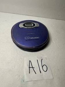 Sony D-EJ611 Tragbarer Walkman CD Player Lila Ungetestet Akkudeckel fehlt - Bild 1 von 4