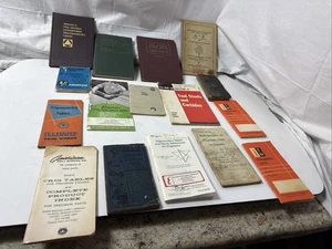 Lot of 16 Machinist Reference Guide Chart Cards Booklet Book Trigonometry - Picture 1 of 9