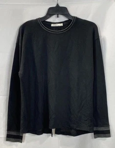 Rag & Bone Womens Black Crewneck Longsleeve Shirt Top Size Small - Picture 1 of 4