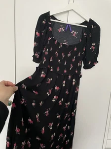 Seraphine Maternity & Nursing Floral Print Midi Dress, Size UK10 - Picture 1 of 9