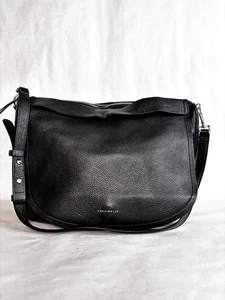 Coccinelle Persefone Soft Large Crossbody Purse Bag Womens Black Italian Leather - Picture 1 of 22