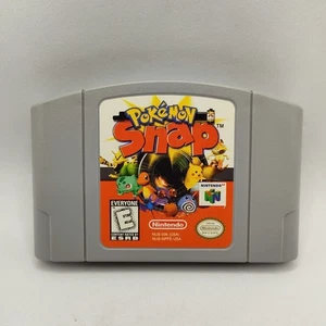 Pokémon Snap (Nintendo 64 N64, 1999) Authentic Cleaned Tested and Working - Picture 1 of 10
