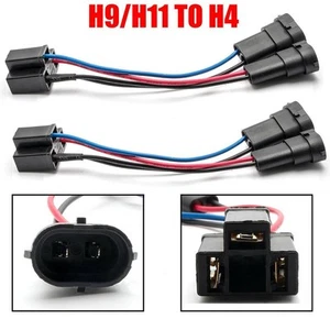 Y Split Harness 3-prong Beam Dual LED To H4 2pcs H9/H11 Harness Hot Sale - Afbeelding 1 van 13