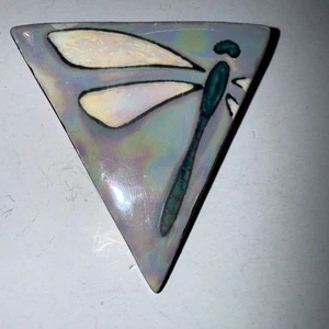 Spilla Artista Fatta a Mano - Libellula Irridescente ~ 2,25" - Foto 1 di 4