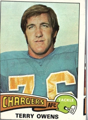 1975 Topps #256 Terry Owens - Image 1 of 2