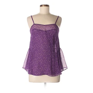 STELLA MCCARTNEY Purple SILK Star Print Camisole Top NEW NWT Med Medium - Picture 1 of 5