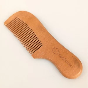 KeaBabies Holz Babykamm Kleinkind Haar Kopfhaut Massagekamm Haarbürste - Bild 1 von 6