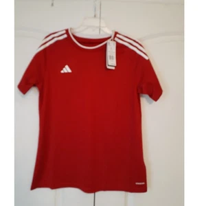 Adidas Damen Campeon 23 rot weiß Fußball Trikot Shirt L NEU Regular Fit - Bild 1 von 3
