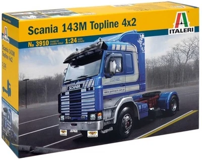 ITALERI, SCANIA 143M Topline 4x2 transport Polmack model to assemble and pain... - Image 1 of 4