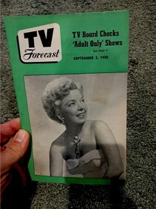 September 2 1950 TV Forecast Magazine Chicago Frances Langford Cover - Imagen 1 de 6