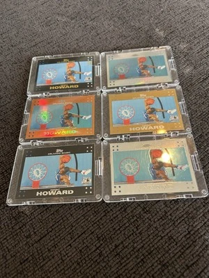 6) 2007-08 Topps Chrome Orange Refractor /199 Topps Gold, RefractoDwight Howard - Image 1 of 4