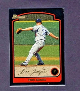 2003 BOWMAN METALLIC GOLD VETERAN RED NEVER SEEN #124 ERIC GAGNE DODGERS 1/1 - Picture 1 of 2