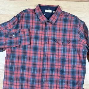 Jeremiah Reversible Double Duty Long Sleeve Shirt Mens XXL Plaid Stag Buck Deer - Picture 1 of 10
