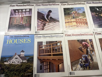 VINTAGE VTG Lot 10 Magazines FINE HOMEBUILDING 1987 - 1988 Foto 1 de 4