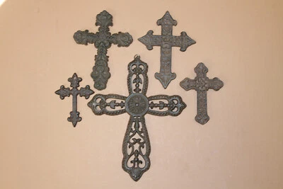 5pc NEW Decorative Cross Wall Display, Rejoice Collection - Image 1 of 4