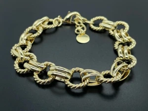 SCHMUCKJAGD ARMBAND GELBVERGOLDET - Bild 1 von 3