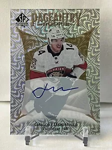 2021-22 SP Authentic Pageantry Rookie Autograph #P65 Grigori Denisenko RC Auto - Picture 1 of 3
