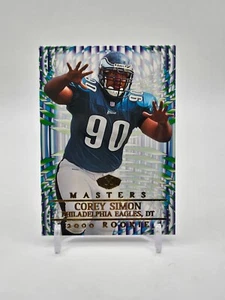 Corey Simon ROOKIE CARD 2000 Edge Masters #242 Eagles (RC) - Picture 1 of 2