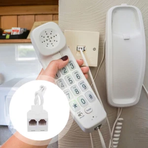 Phone Jack Distributor Office Detachable Line Adapter Part Cable Splitter - Zdjęcie 1 z 12