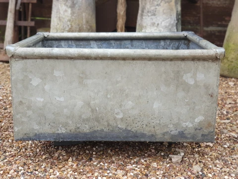 Galvanise Tank water feature / harvester garden planter Cover