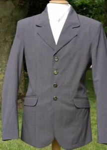 Herve Godignon Men Show Coat, Plaides Grey, Size 38 (Euro 48) - Bild 1 von 8