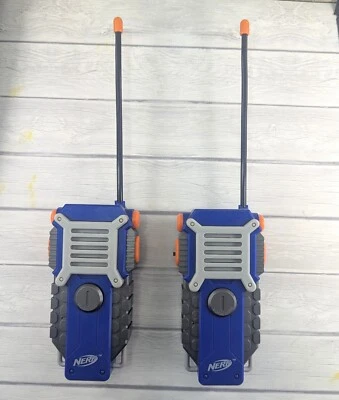NERF Walkie Talkies for Kids Powerful 1000ft Range Speakers Rugged Design Toys  - Image 1 of 4