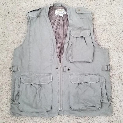 Cabela's Mens Sleeveless Vented Fishing Hunting Shooting Vest Size Large - Image 1 of 4