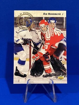 1992-93 Upper Deck Rob Niedermayer Rookie Card #593 RC 🔥📈 - Image 1 of 2