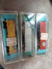 Atlas N  scale (3) boxed rolling stock model train cars, excellent condition
