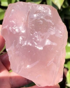 282,6 g ¡¡¡EXCELENTE!!! Piedras preciosas naturales cuarzo rosa hielo transparente coleccionables ie3852 - Imagen 1 de 12