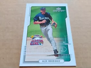 Rare Alex Rodriguez 2000 Upper Deck MVP All-Star Game Jumbo Insert Card #A15 - Picture 1 of 2