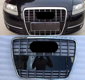 Parachoques delantero parrilla para Audi A6 C6 S6 RS6 2005 2006 2007 2008 2009-2011 - Imagen 1 de 3