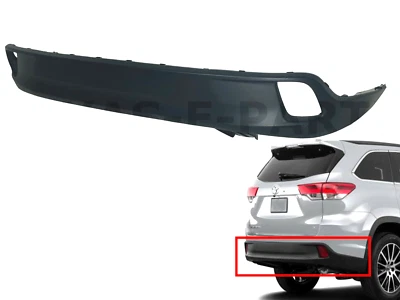 New Fits 2014 2015 2016 2017 2018 2019 Toyota Highlander Rear Bumper Lower Cover - Image 1 of 4