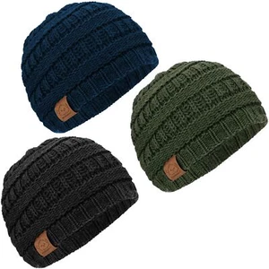 3-Pack Baby Beanies Baby Hats - Newborn Hats Baby Boy Hats Baby Girl Hats New... - Picture 1 of 9