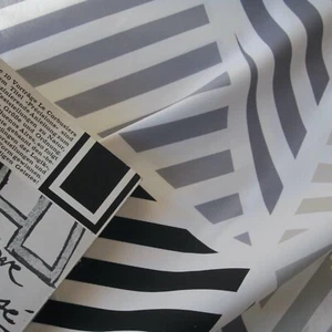 "¡Diseño de tela!OFERTA% TRIÁNGULO*tela por metros gris 100% algodón Nya Nordiska - Imagen 1 de 7