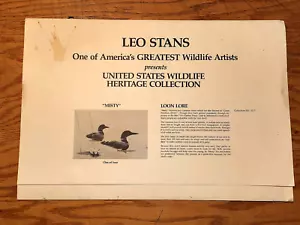 Leo Stans Wildlife Heritage Collection #0117 - All 4 Prints 18"x13” - Picture 1 of 8
