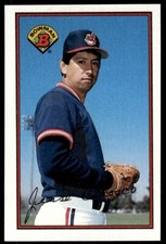 1989 Bowman Baseball Card Jesse Orosco AA Cleveland Indians #81