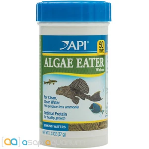 API Algae Eater Wafers 1.3oz Fish Food Algae Blend Wafers with Omega 3 - Picture 1 of 2