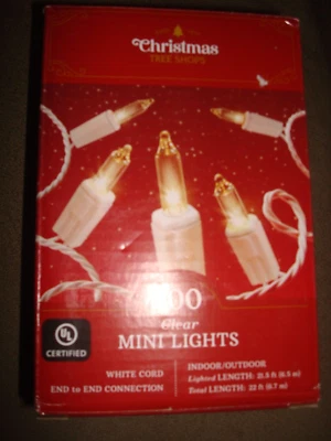 Mini Lights 100 Clear Trim a Tree Lot oif 4 - Image 1 of 4