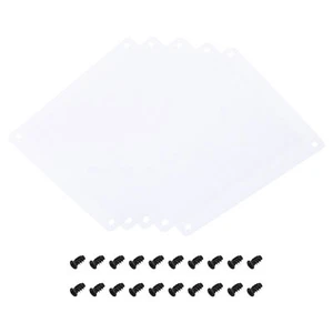 5 Stück 140mm Lüfterstaub Filter PVC Staubdichtes Mesh Abdeckung Guard Weiß - Bild 1 von 6