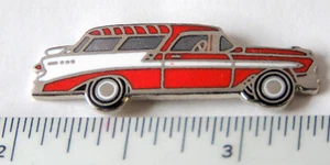 1956 Chevy Nomad Pin _Vintage Chevrolet lapel PIN (Ask need different color) - Picture 1 of 3