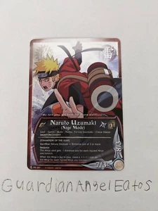 Naruto TCG CCG Gen Con Foil Promo Naruto Uzumaki (Sage Mode) English Near Mint - Picture 1 of 2