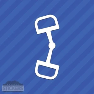 Snaffle Bit Horseback Riding Vinyl Decal Sticker - Picture 1 of 2