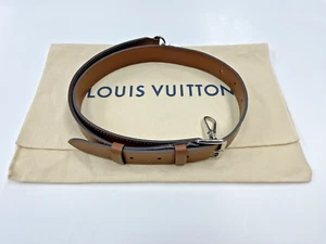 Louis Vuitton tracolla per borsa in pelle marrone 45" - Foto 1 di 20
