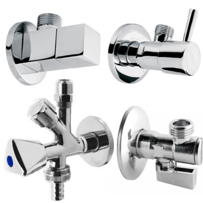 Kombiventil Eckventile Geräte Anschlussventil für Wasserhahn & Waschmaschine - Bild 1 von 4