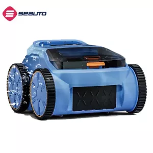 SEAUTO Cordless Robotic Pool Cleaner Robot Automatic Cleaning Swimming Pool - Picture 1 of 10