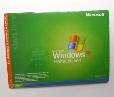 Microsoft Windows XP Home Edition Version 2002 for emachines PC - NEW SEALED - Image 1 of 4