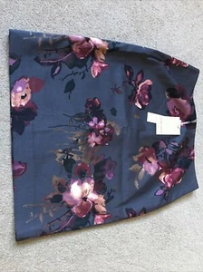 Laura Ashley Floral Lined Skirt Size 14 BNWT - Picture 1 of 7